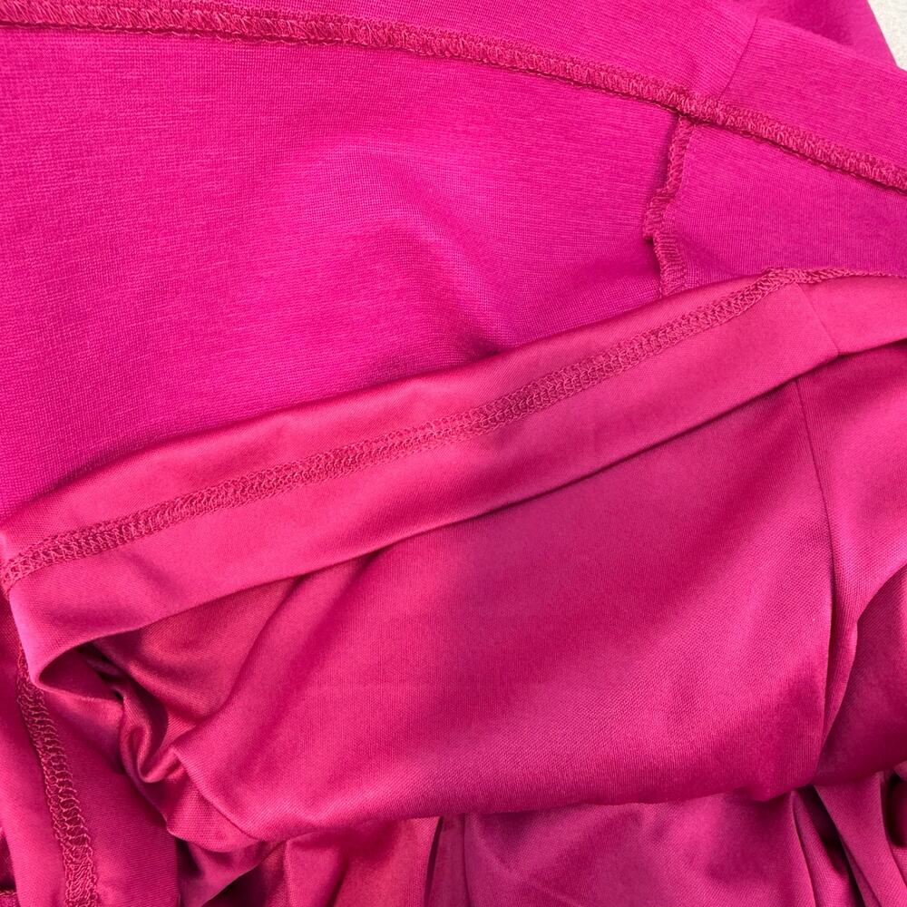 Boden Dress Women's 10 L Magenta Navy Short Sleave Sheath Dress Lined EUC - Picture 5 of 9